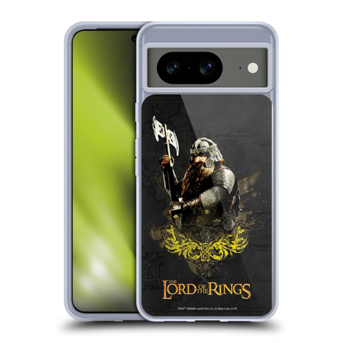 The Lord Of The Rings The Fellowship Of The Ring Character Art Gimli Soft Gel Case for Google Pixel 8