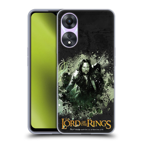 The Lord Of The Rings The Fellowship Of The Ring Character Art Aragorn Soft Gel Case for OPPO A78 4G