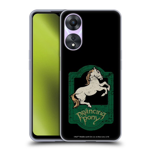 The Lord Of The Rings The Fellowship Of The Ring Graphics Prancing Pony Soft Gel Case for OPPO A78 5G