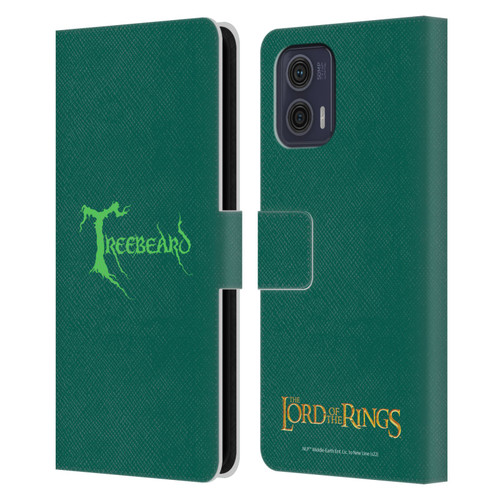 The Lord Of The Rings The Fellowship Of The Ring Graphics Treebeard Leather Book Wallet Case Cover For Motorola Moto G73 5G