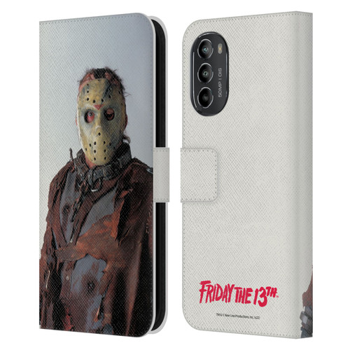 Friday the 13th: Jason X Graphics Jason Leather Book Wallet Case Cover For Motorola Moto G82 5G