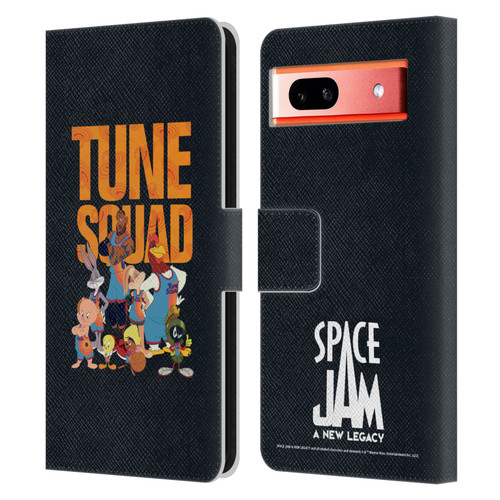 Space Jam: A New Legacy Graphics Tune Squad Leather Book Wallet Case Cover For Google Pixel 7a