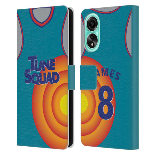 Space Jam: A New Legacy Graphics Jersey Leather Book Wallet Case Cover For OPPO A78 4G