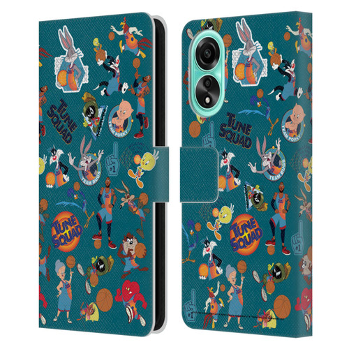 Space Jam: A New Legacy Graphics Squad Leather Book Wallet Case Cover For OPPO A78 4G