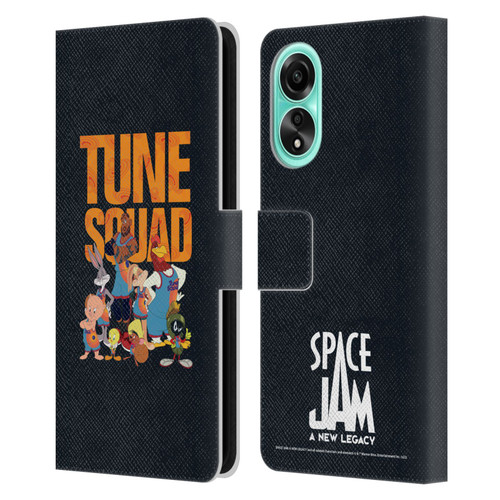 Space Jam: A New Legacy Graphics Tune Squad Leather Book Wallet Case Cover For OPPO A78 4G