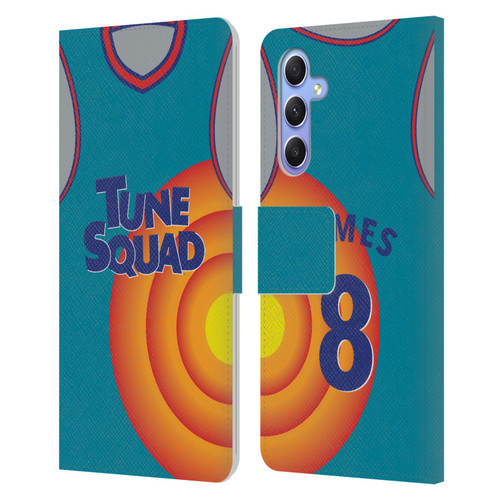 Space Jam: A New Legacy Graphics Jersey Leather Book Wallet Case Cover For Samsung Galaxy A34 5G