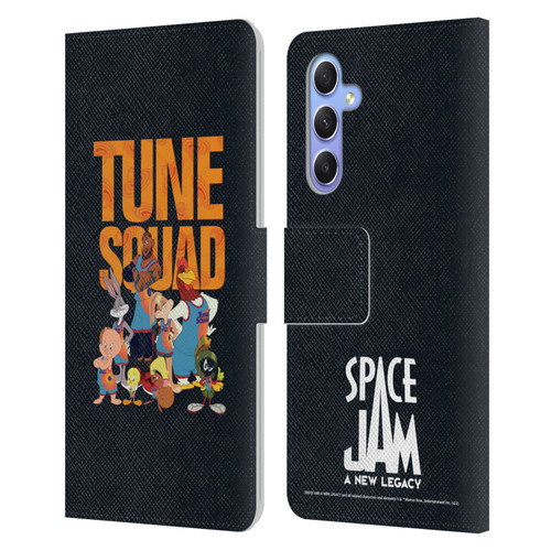 Space Jam: A New Legacy Graphics Tune Squad Leather Book Wallet Case Cover For Samsung Galaxy A34 5G