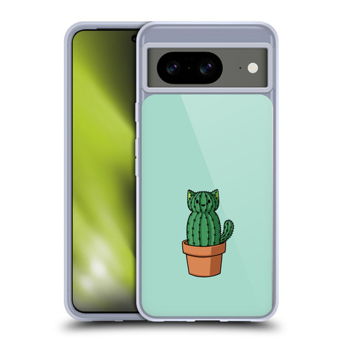 Beth Wilson Doodlecats Cactus Soft Gel Case for Google Pixel 8