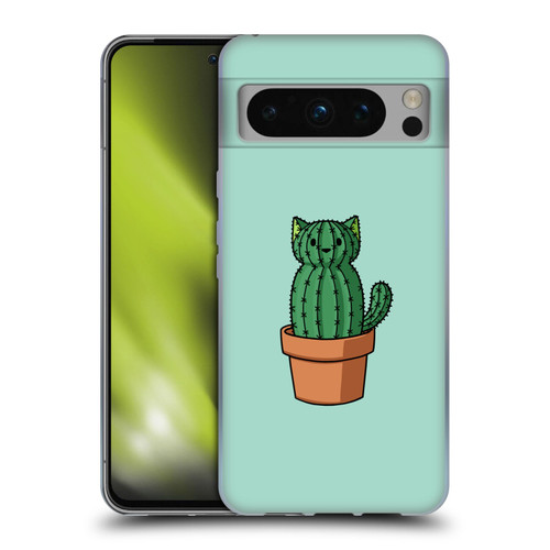 Beth Wilson Doodlecats Cactus Soft Gel Case for Google Pixel 8 Pro