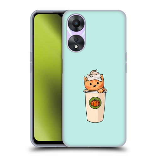 Beth Wilson Doodlecats Pumpkin Spice Latte Soft Gel Case for OPPO A78 4G