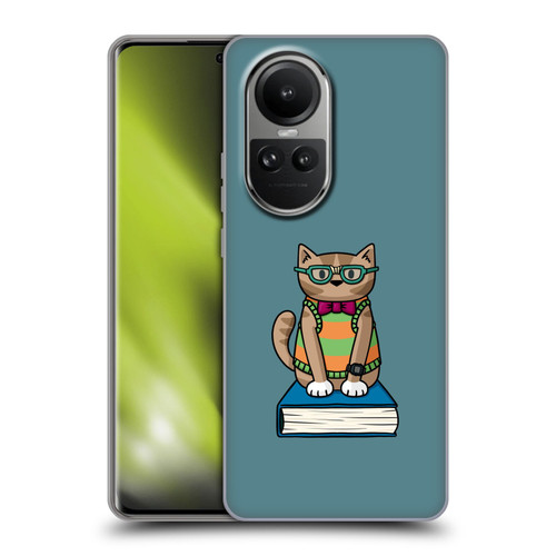 Beth Wilson Doodlecats Nerd Soft Gel Case for OPPO Reno10 5G / Reno10 Pro 5G
