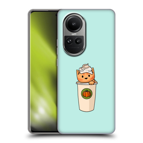 Beth Wilson Doodlecats Pumpkin Spice Latte Soft Gel Case for OPPO Reno10 5G / Reno10 Pro 5G