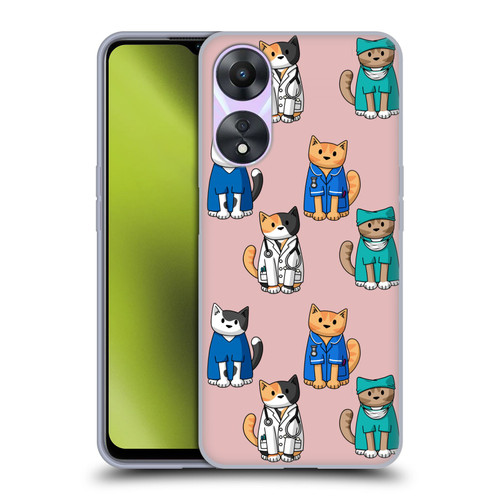 Beth Wilson Doodle Cats 2 Professionals Soft Gel Case for OPPO A78 4G