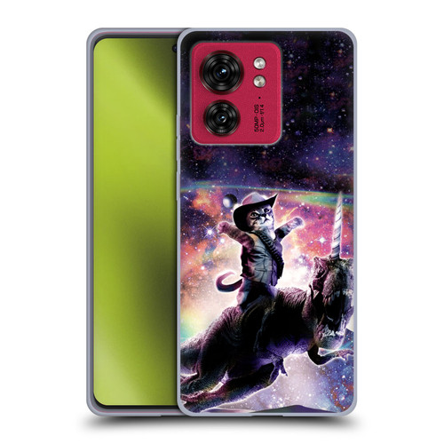 Random Galaxy Space Cat Dinosaur Unicorn Soft Gel Case for Motorola Moto Edge 40