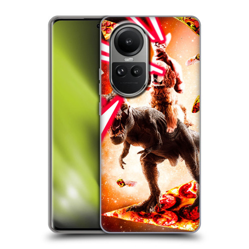 Random Galaxy Space Cat Dinosaur & Dog Lazer Eye Soft Gel Case for OPPO Reno10 5G / Reno10 Pro 5G