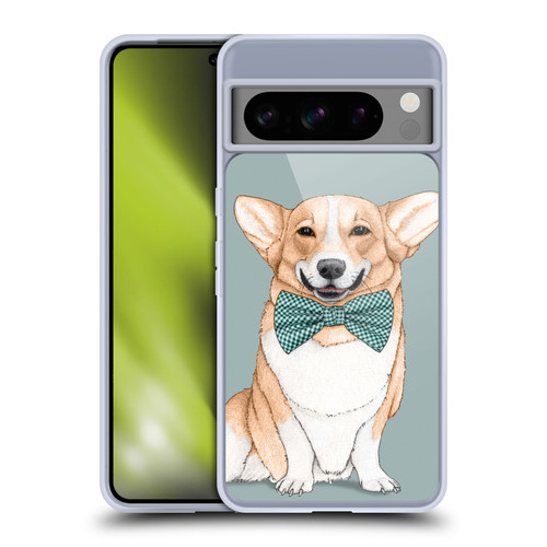 Barruf Dogs Corgi Soft Gel Case for Google Pixel 8 Pro