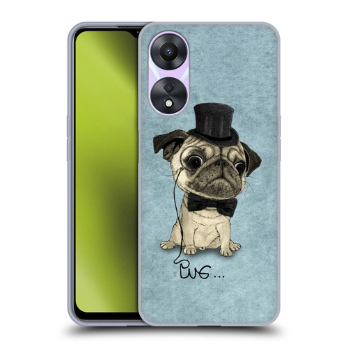 Barruf Dogs Gentle Pug Soft Gel Case for OPPO A78 5G