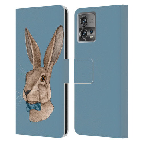 Barruf Animals Hare Leather Book Wallet Case Cover For Motorola Moto Edge 30 Fusion