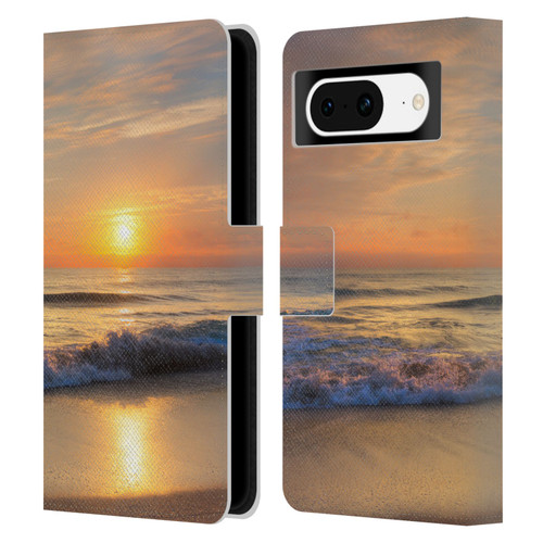 Celebrate Life Gallery Beaches Breathtaking Leather Book Wallet Case Cover For Google Pixel 8