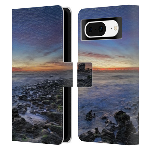 Celebrate Life Gallery Beaches 2 Blue Lagoon Leather Book Wallet Case Cover For Google Pixel 8