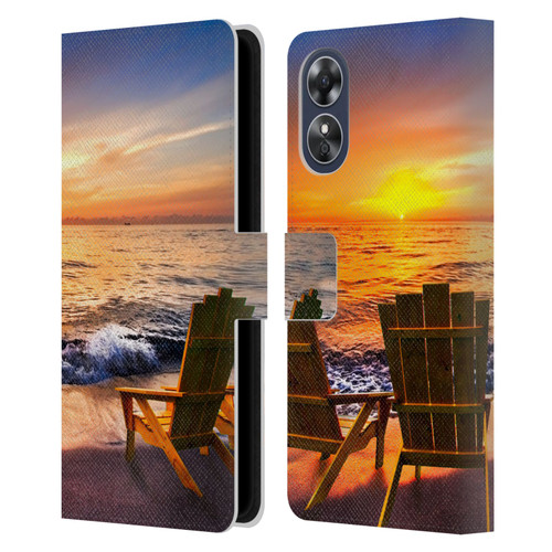 Celebrate Life Gallery Beaches 2 Sea Dreams III Leather Book Wallet Case Cover For OPPO A17