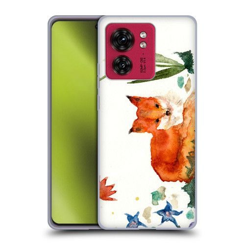 Wyanne Animals Little Fox In The Garden Soft Gel Case for Motorola Moto Edge 40