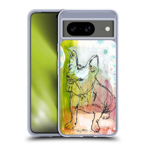 Wyanne Animals French Bulldog Sketch Soft Gel Case for Google Pixel 8