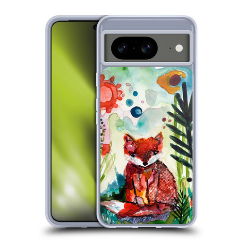 Wyanne Animals Baby Fox In The Garden Soft Gel Case for Google Pixel 8