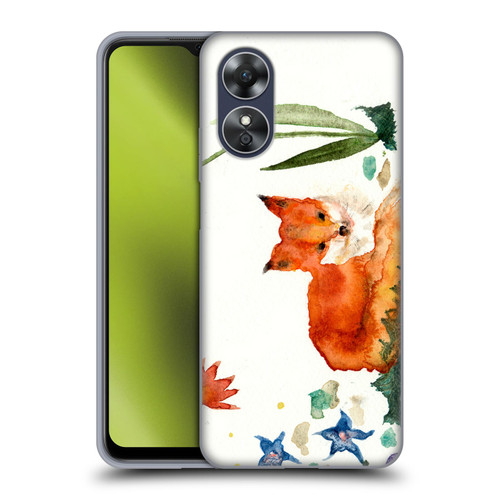 Wyanne Animals Little Fox In The Garden Soft Gel Case for OPPO A17