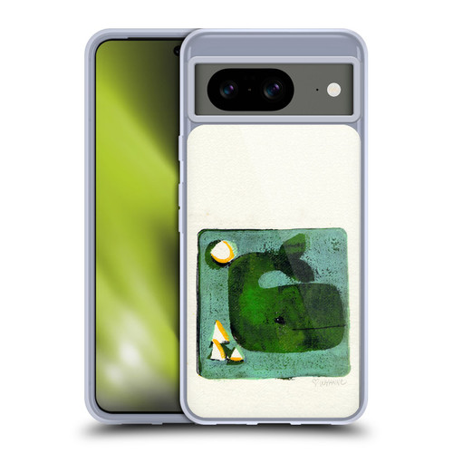 Wyanne Animals 2 Green Whale Monoprint Soft Gel Case for Google Pixel 8