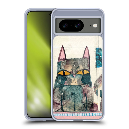 Wyanne Cat Kitty Painting Soft Gel Case for Google Pixel 8