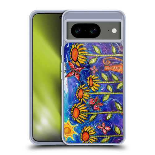 Wyanne Nature 2 Sundown Sunflowers Soft Gel Case for Google Pixel 8