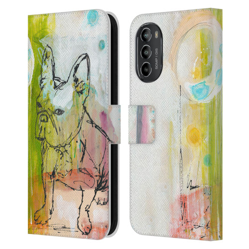 Wyanne Animals Attitude Leather Book Wallet Case Cover For Motorola Moto G82 5G