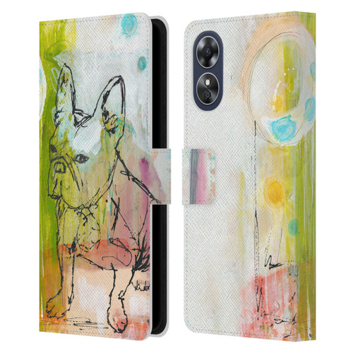 Wyanne Animals Attitude Leather Book Wallet Case Cover For OPPO A17