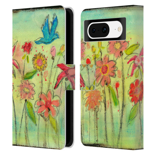 Wyanne Nature Sun Garden Leather Book Wallet Case Cover For Google Pixel 8