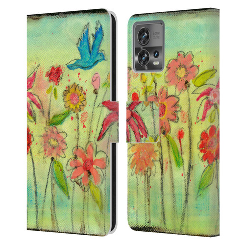 Wyanne Nature Sun Garden Leather Book Wallet Case Cover For Motorola Moto Edge 30 Fusion