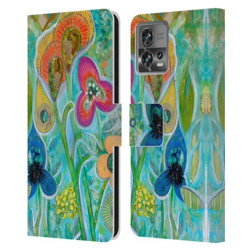 Wyanne Nature Garden Wild Leather Book Wallet Case Cover For Motorola Moto Edge 30 Fusion