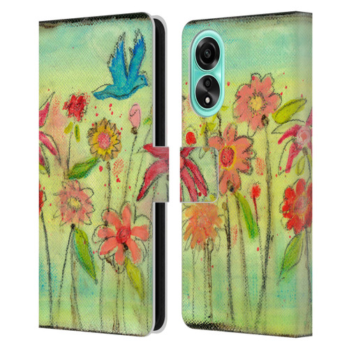 Wyanne Nature Sun Garden Leather Book Wallet Case Cover For OPPO A78 4G