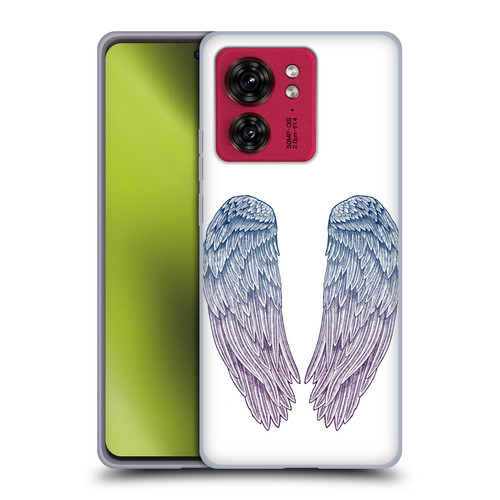 Rachel Caldwell Illustrations Angel Wings Soft Gel Case for Motorola Moto Edge 40