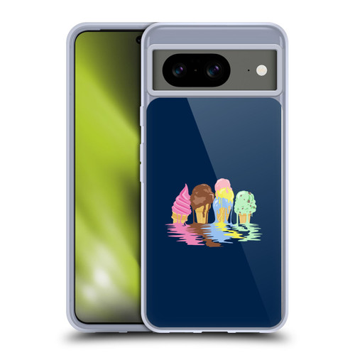 Rachel Caldwell Illustrations Ice Cream River Soft Gel Case for Google Pixel 8