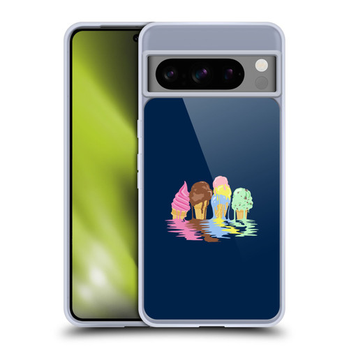 Rachel Caldwell Illustrations Ice Cream River Soft Gel Case for Google Pixel 8 Pro