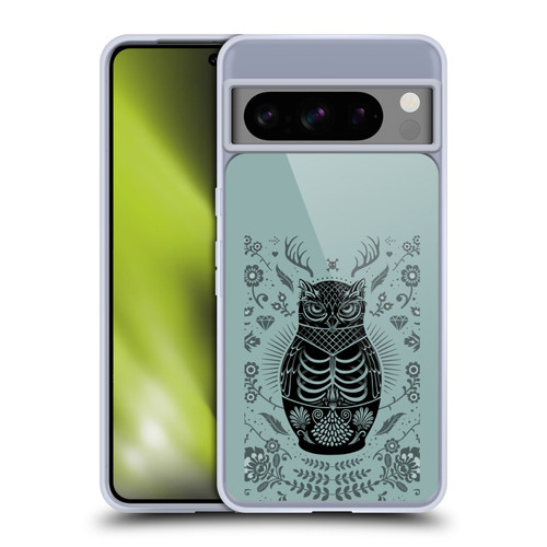 Rachel Caldwell Illustrations Owl Doll Soft Gel Case for Google Pixel 8 Pro