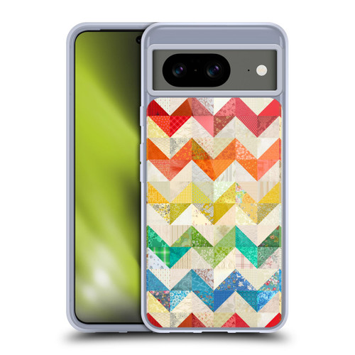 Rachel Caldwell Patterns Zigzag Quilt Soft Gel Case for Google Pixel 8