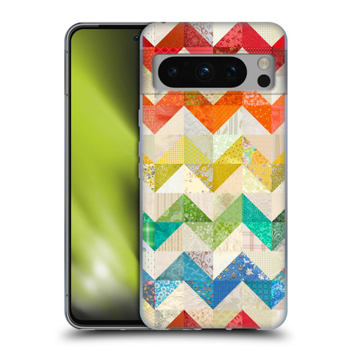 Rachel Caldwell Patterns Zigzag Quilt Soft Gel Case for Google Pixel 8 Pro
