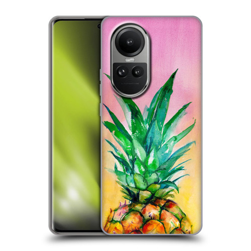Mai Autumn Paintings Ombre Pineapple Soft Gel Case for OPPO Reno10 5G / Reno10 Pro 5G