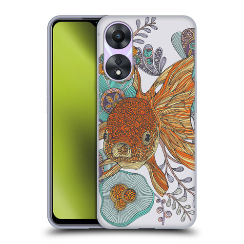 Valentina Animals And Floral Goldfish Soft Gel Case for OPPO A78 4G