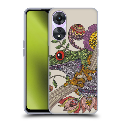 Valentina Animals And Floral Frog Soft Gel Case for OPPO A78 5G