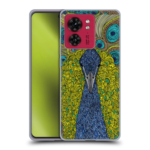 Valentina Birds The Peacock Soft Gel Case for Motorola Moto Edge 40