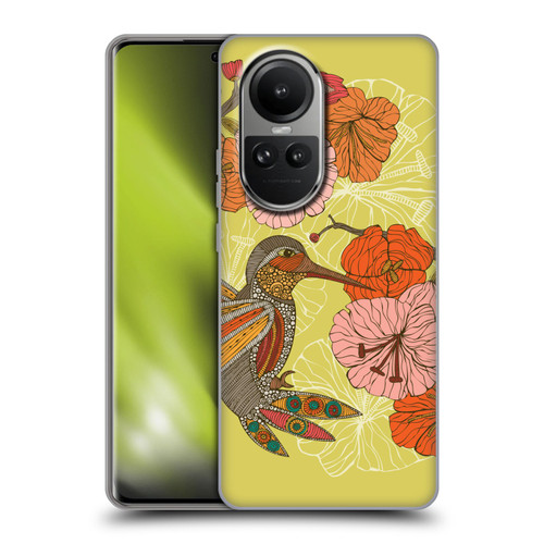 Valentina Birds Hummingbird Flower Soft Gel Case for OPPO Reno10 5G / Reno10 Pro 5G