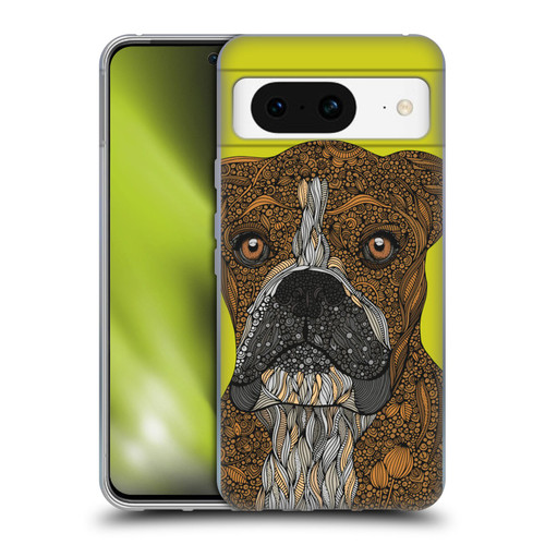 Valentina Dogs Boxer Soft Gel Case for Google Pixel 8